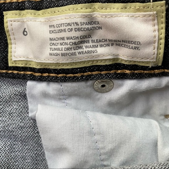 LOFT Faded Black/Gray Slim Boot Jeans Size 6 - Picture 3 of 10